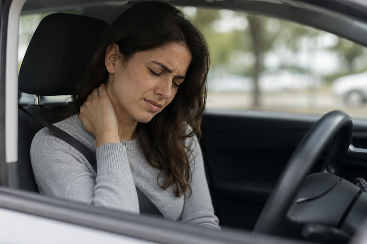 Neck pain after a car accident