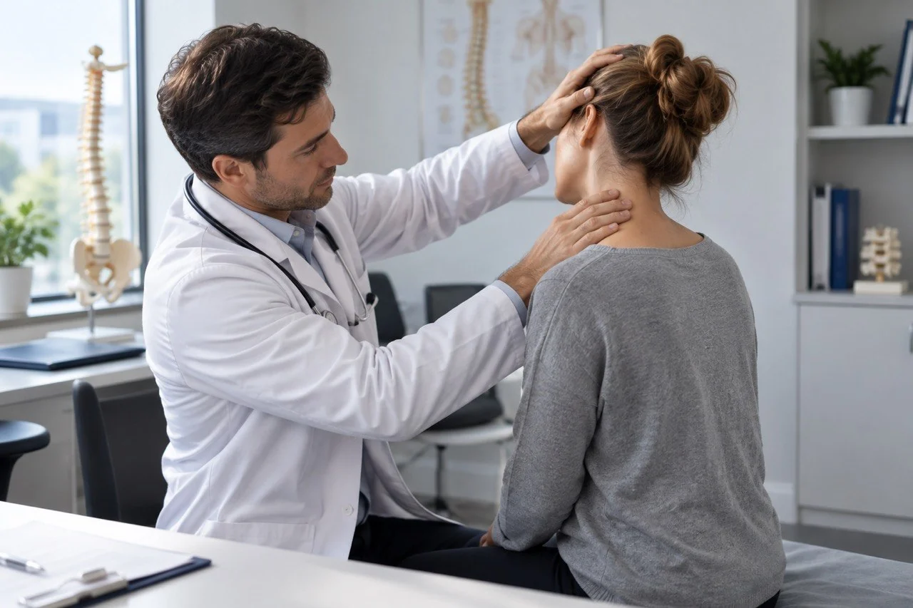A physical and neurological examination can help assess movement, strength, sensation, and possible nerve involvement after a car accident