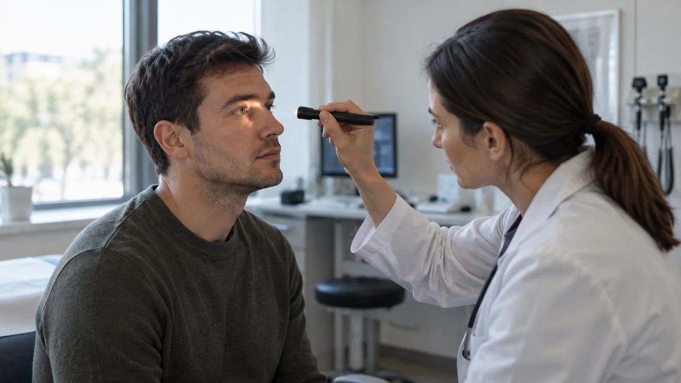 A medical examination can help identify possible causes of headaches following a car accident.